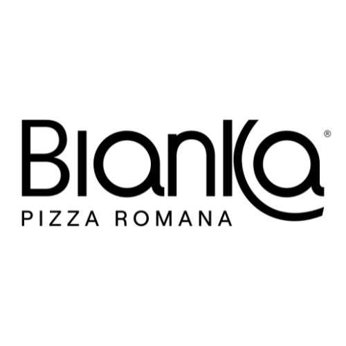 Logo de Bianka Pizza Romana, pizzería artesanal en Costa Rica