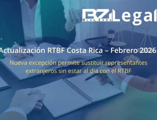 Actualización del RTBF en Costa Rica – Febrero de 2026