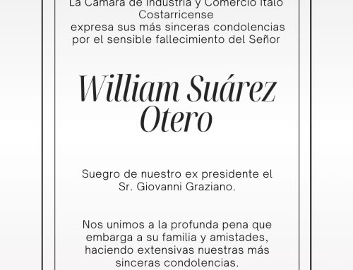 La Cámara lamenta el fallecimiento del Sr. William Suárez Otero