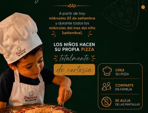 🍕 Este setiembre, los pequeños chefs se adueñan de Sapore.