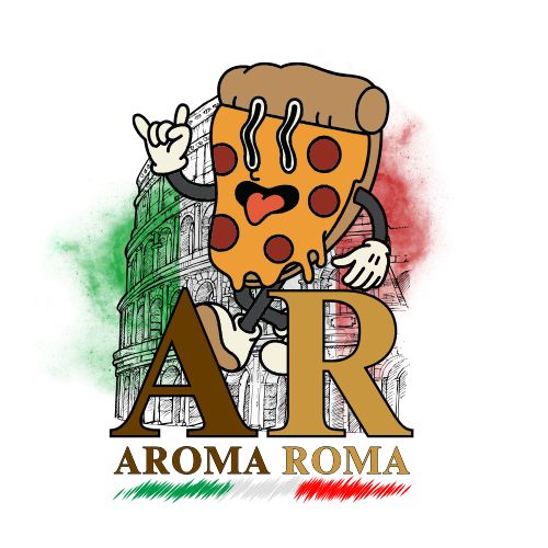 Logo de Aroma Roma, restaurante italiano auténtico en Costa Rica