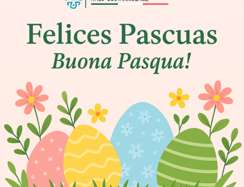 🌸 Felices Pascuas les desea la Cámara de Industria y Comercio Ítalo-Costarricense